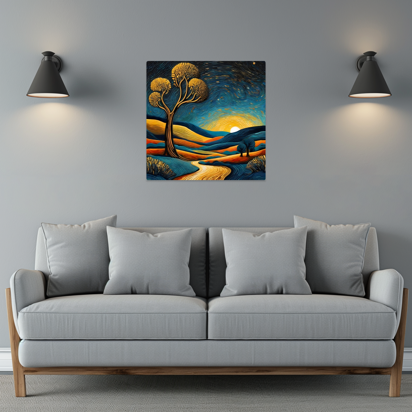 Landscape L11, Printed On Steel, Unique Image, Highly Detailed, Vibrant Colours, Great Depth Of Field, A Gift For A Lifetime