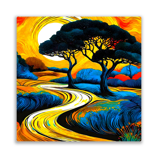 Landscape L12, Printed On Steel, Unique Image, Highly Detailed, Vibrant Colours, Great Depth Of Field, A Gift For A Lifetime