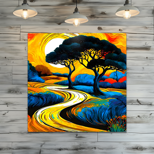 Landscape L12, Printed On Steel, Unique Image, Highly Detailed, Vibrant Colours, Great Depth Of Field, A Gift For A Lifetime