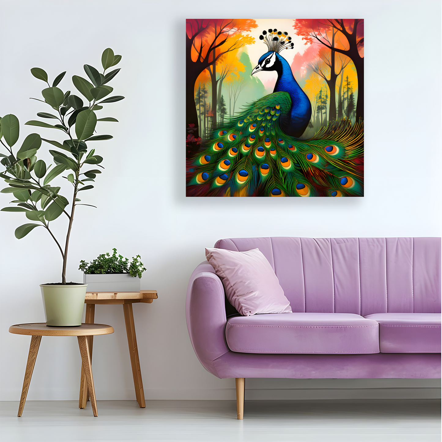 Peacock No.1, Canvas Prints, Quality Canvas, Unique Images, Vibrant Colours, Depth Of Field, Art Is A Gift For A Lifetime.