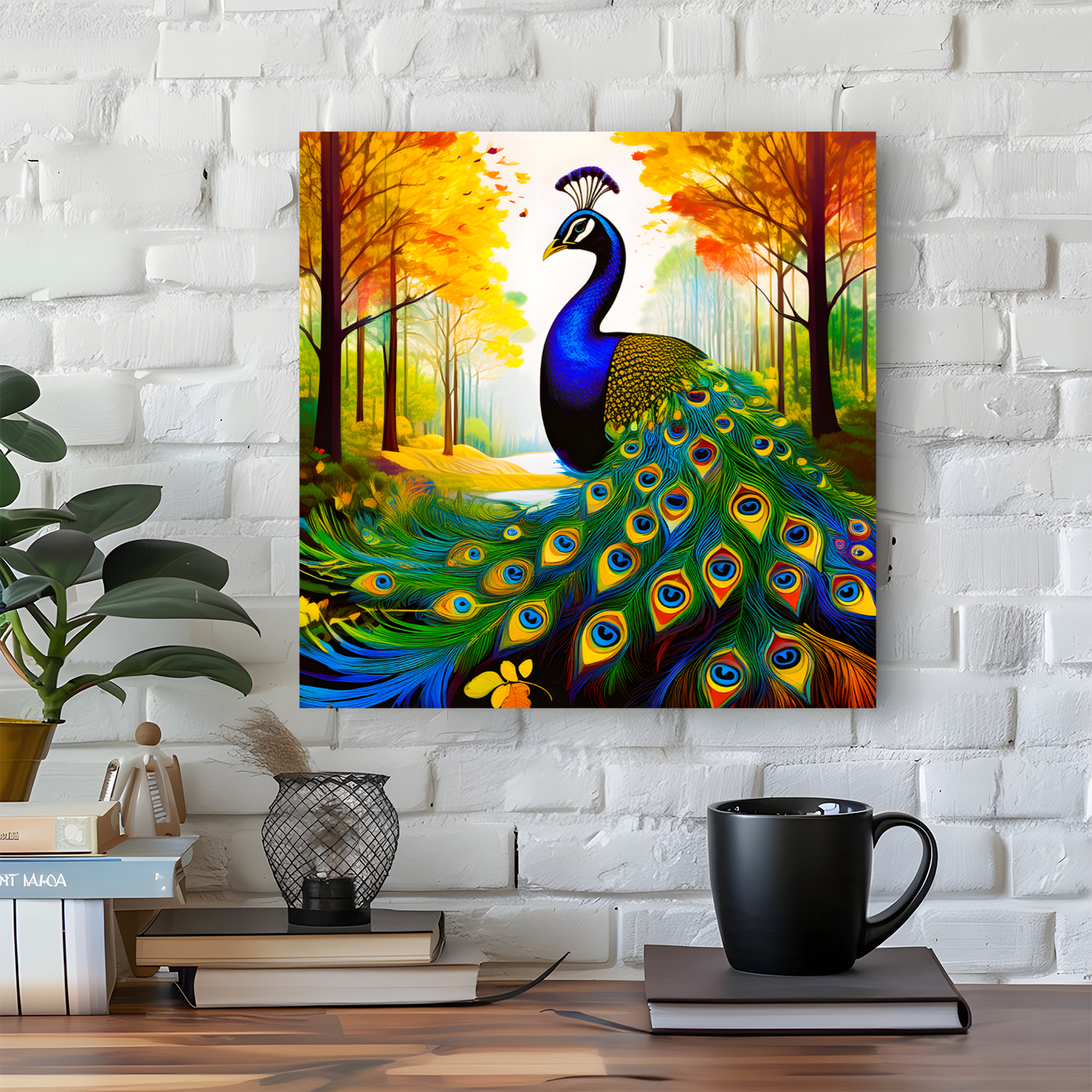 Peacock No.2, Canvas Prints, Quality Canvas, Unique Images, Vibrant Colours, Depth Of Field, Art Is A Gift For A Lifetime.