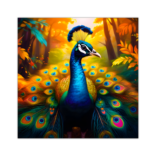 Peacock No.3, Canvas Prints, Quality Canvas, Unique Images, Vibrant Colours, Depth Of Field, Art Is A Gift For A Lifetime.