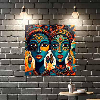 Cubist Style P1, Printed on aluminium to enhance colour and detail, unique print, an enduring gift...