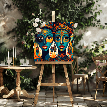Cubist Style P1, Printed on aluminium to enhance colour and detail, unique print, an enduring gift...