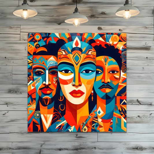 Picasso Style No.P3, Printed On Steel, Unique Image, Vibrant Colours, Highly Detailed, Unique Gift, A Gift That Lasts Forever