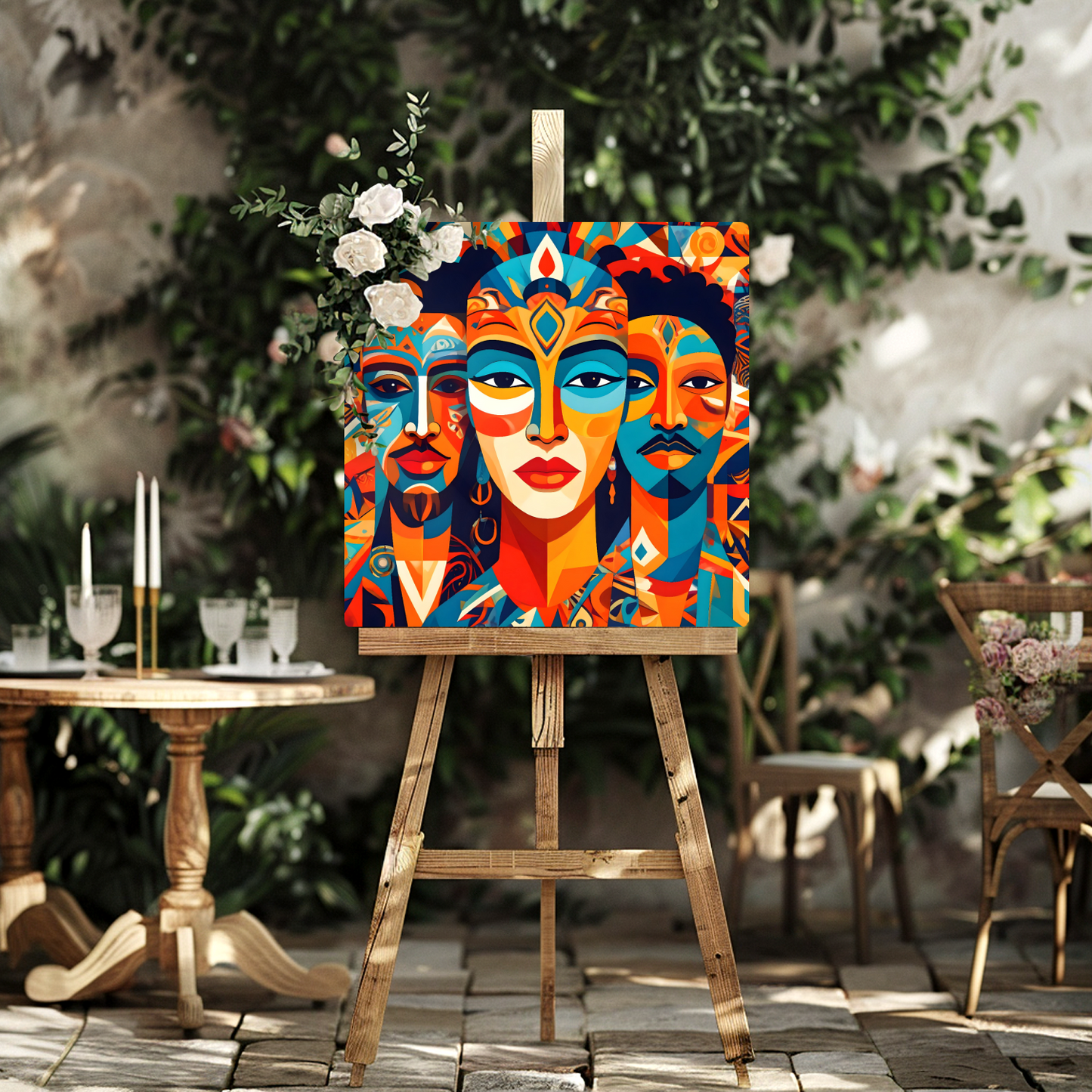 Picasso Style No.P3, Printed On Steel, Unique Image, Vibrant Colours, Highly Detailed, Unique Gift, A Gift That Lasts Forever