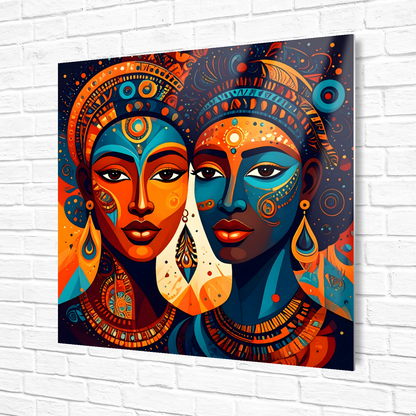 Cubist Style P4, Printed on gloss aluminium to enhance colour and detail, unique print, an enduring gift...
