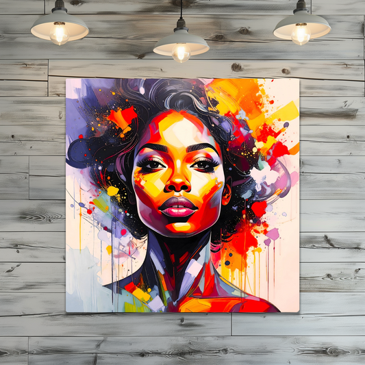 Portrait B1, Printed On Gloss Aluminium To Enhance Colour And Detail, Unique Gift Idea, A Gift That Will Lasts Forever...