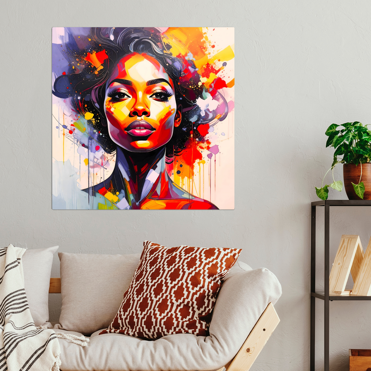 Portrait B1, Printed On Gloss Aluminium To Enhance Colour And Detail, Unique Gift Idea, A Gift That Will Lasts Forever...