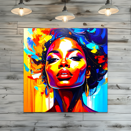 Portrait B3, Printed On Gloss Aluminium To Enhance Colour And Detail, Unique Gift Idea, A Gift That Will Lasts Forever...