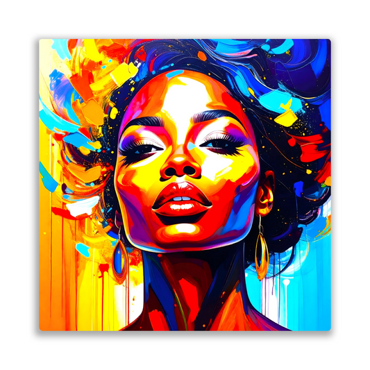 Portrait B3, Printed On Gloss Aluminium To Enhance Colour And Detail, Unique Gift Idea, A Gift That Will Lasts Forever...