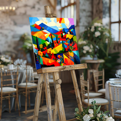 Cubist Style 1,  Printed On Gloss Aluminium To Enhance Colour And Detail, Unique Gift That Will Lasts Forever...