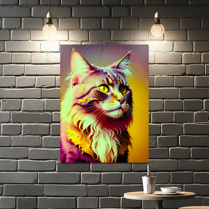 Cat LP2, Printed On High Quality Canvas, Vivid Colours, Unique Images, Great Gift Idea, an enduring memory...