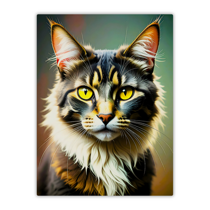 Cat LP3, Printed On High Quality Canvas, Vivid Colours, Unique Images, Great Gift Idea, an enduring memory...
