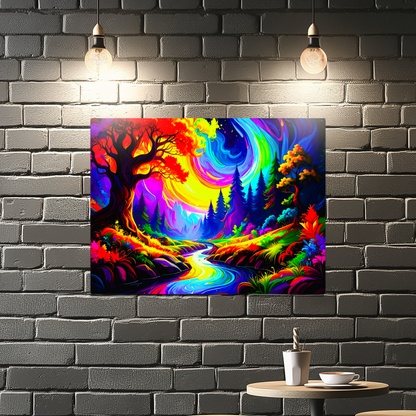 LunaScape LS1,  Printed On High Quality Canvas, Vibrant Colours, Unique Print, An Enduring Gift...