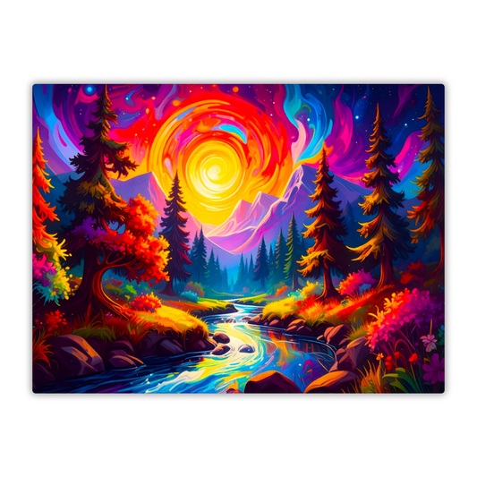 LunaScape LS4, Printed on High Gloss Aluminium To Enhance Colours And Detail, Unique Images, A Gift To Last A Lifetime...
