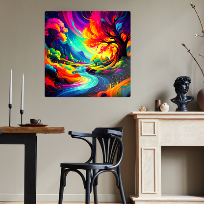 Fantasy Trees FT1, The Luxury Of Fusion-Art Prints, Printed on Gloss Aluminium To Enhance Colour And Details, A Gift To Last A Lifetime...