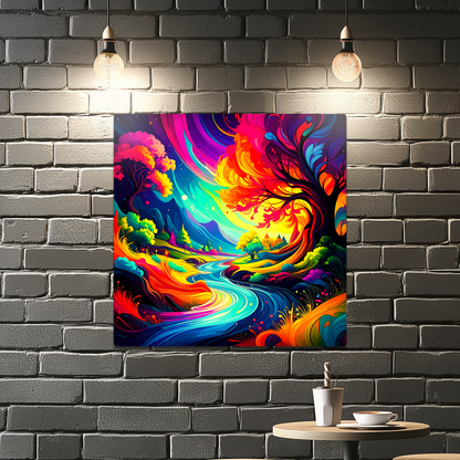 Fantasy Trees FT1, The Luxury Of Fusion-Art Prints, Printed on Gloss Aluminium To Enhance Colour And Details, A Gift To Last A Lifetime...