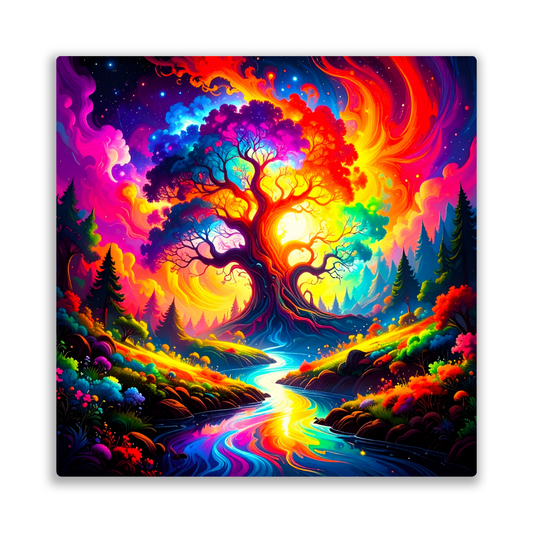 Fantasy Trees FT2, The Luxury Of Fusion-Art Prints, Printed on Gloss Aluminium To Enhance Colour And Details, A Gift To Last A Lifetime...