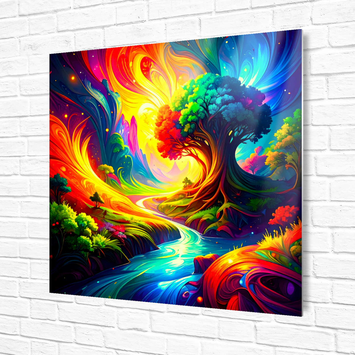 Fantasy Trees FT3, The Luxury Of Fusion-Art Prints, Printed on Gloss Aluminium To Enhance Colour And Details, A Gift To Last A Lifetime...