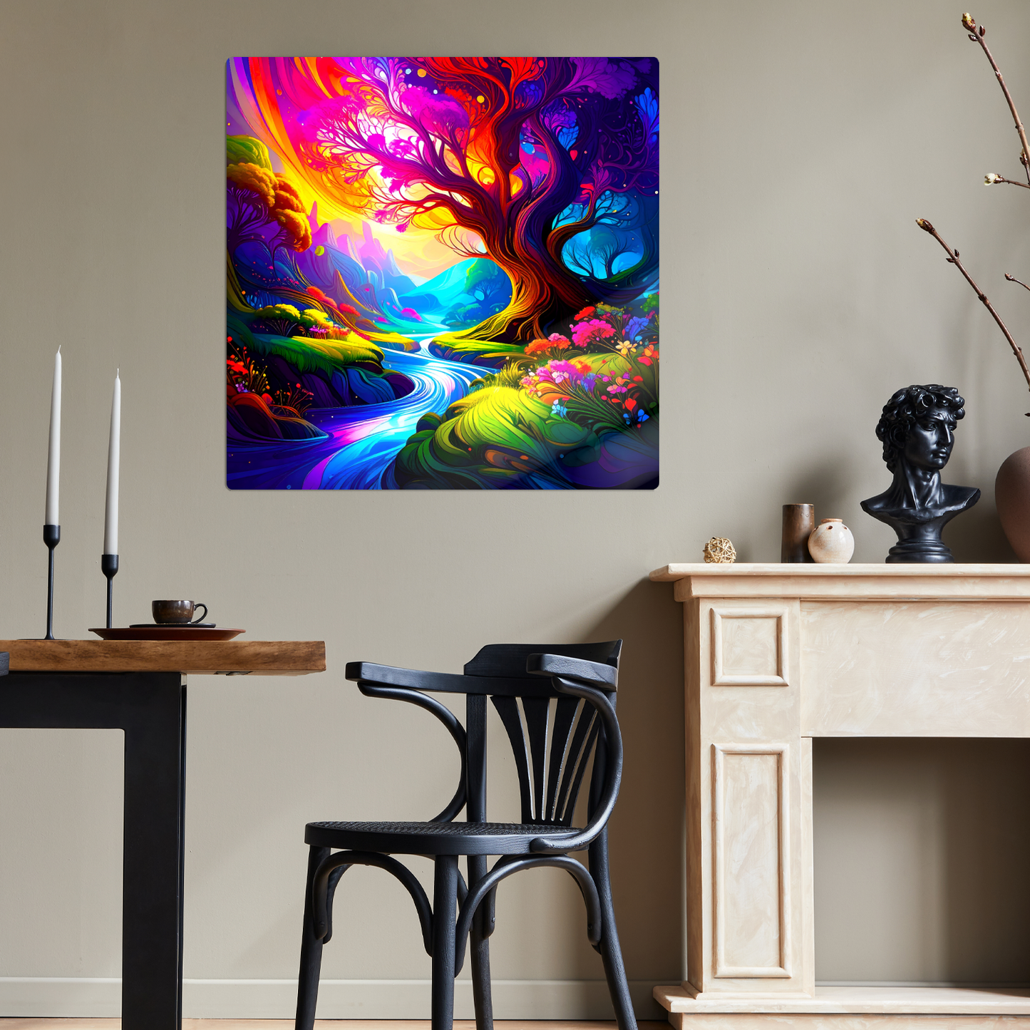 Fantasy Trees FT4, The Luxury Of Fusion-Art Prints, Printed on Gloss Aluminium To Enhance Colour And Details, A Gift To Last A Lifetime...