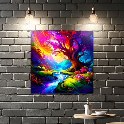Fantasy Trees FT4, The Luxury Of Fusion-Art Prints, Printed on Gloss Aluminium To Enhance Colour And Details, A Gift To Last A Lifetime...