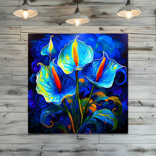 Anthurium AN3, The Luxury Of Fusion-Art Prints, Printed on Gloss Aluminium To Enhance Colour And Details, Unique Images, A Gift To Last A Lifetime...