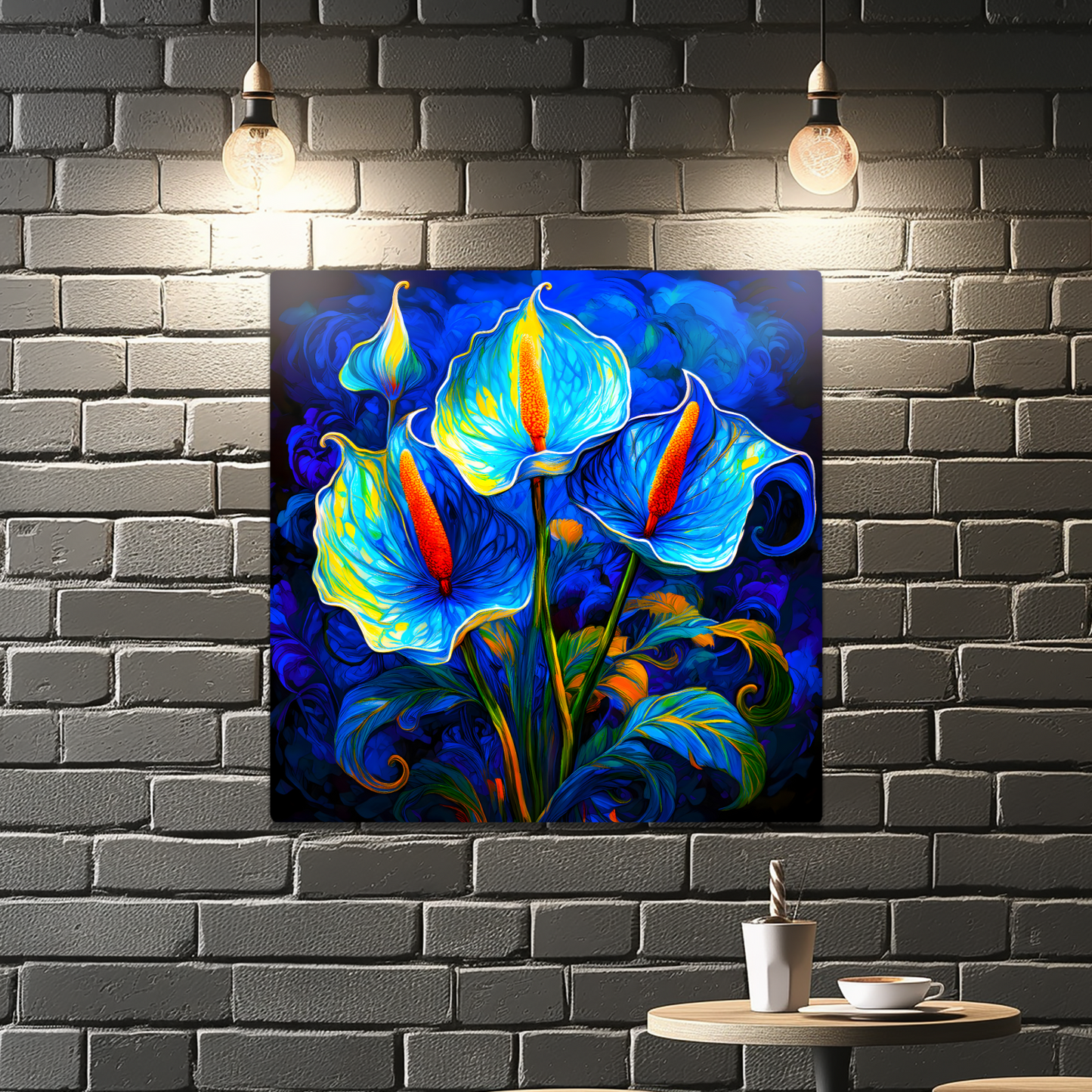 Anthurium AN3, The Luxury Of Fusion-Art Prints, Printed on Gloss Aluminium To Enhance Colour And Details, Unique Images, A Gift To Last A Lifetime...