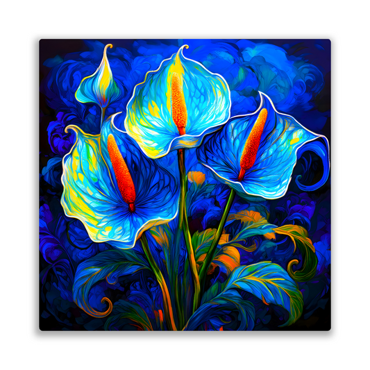 Anthurium AN3, The Luxury Of Fusion-Art Prints, Printed on Gloss Aluminium To Enhance Colour And Details, Unique Images, A Gift To Last A Lifetime...
