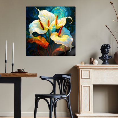 Anthurium AN4, Printed on Gloss Aluminium To Enhance Colour And Details, Unique Image, A Lasting Gift...