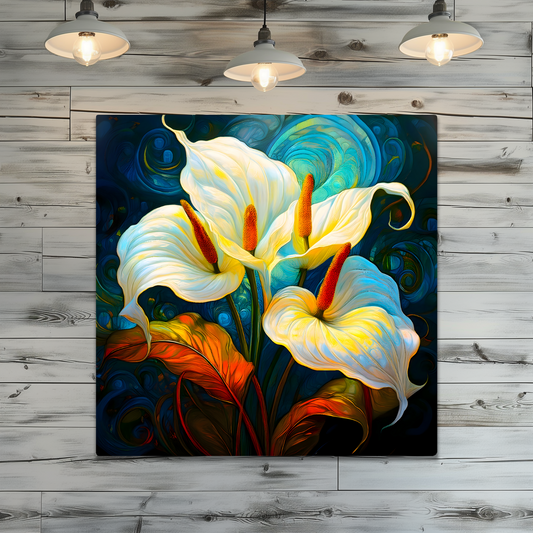 Anthurium AN4, The Luxury Of Fusion-Art Prints, Printed on Gloss Aluminium To Enhance Colour And Details, Unique Images, A Gift To Last A Lifetime...