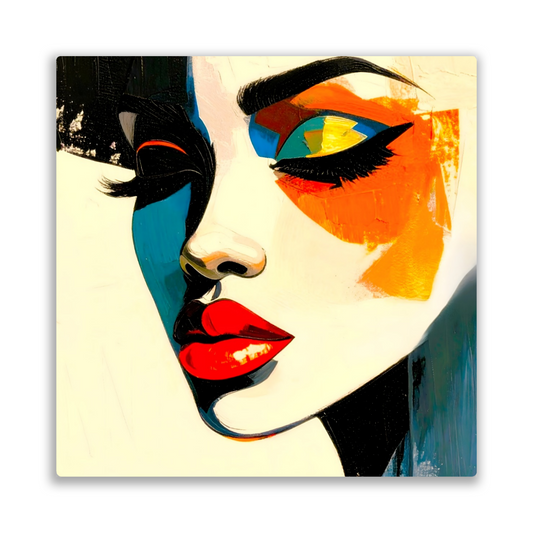 Portrait WG1, Printed On Gloss Aluminium To Enhance Colour And Detail, Unique Gift Idea, Picture Young Girl, A Gift That Will Lasts Forever...