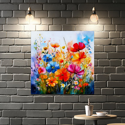 Wildflowers WF2, Printed on Gloss Aluminium To Enhance Colour And Details, Unique Image, A Lasting Gift...