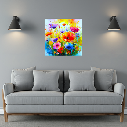 Wildflowers WF4, Printed on Gloss Aluminium To Enhance Colour And Details, Unique Image, A Lasting Gift...