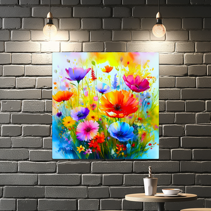 Wildflowers WF4, Printed on Gloss Aluminium To Enhance Colour And Details, Unique Image, A Lasting Gift...