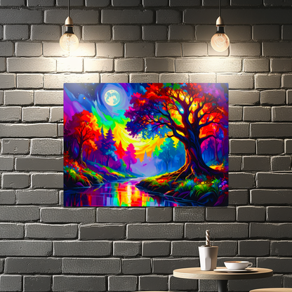 Luna Landscape LU1, Luxury Fusion-Art Print, Printed on Gloss Aluminium To Enhance Colour And Details, Unique Images, A Gift To Last A Lifetime...