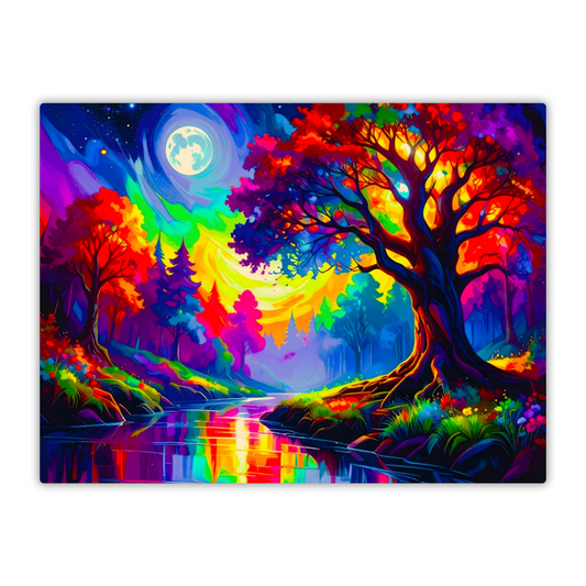 Luna Landscape LU1, Luxury Fusion-Art Print, Printed on Gloss Aluminium To Enhance Colour And Details, Unique Images, A Gift To Last A Lifetime...