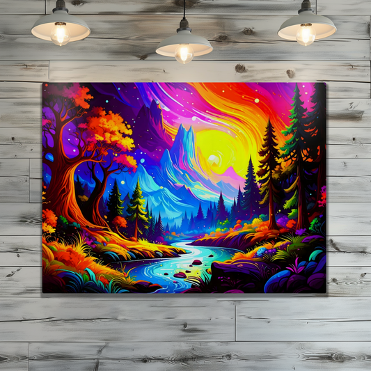 Luna Landscape 2, Printed On High Gloss Aluminium To Enhance Colours And Detail, Unique Images, A Gift To Last A Lifetime...