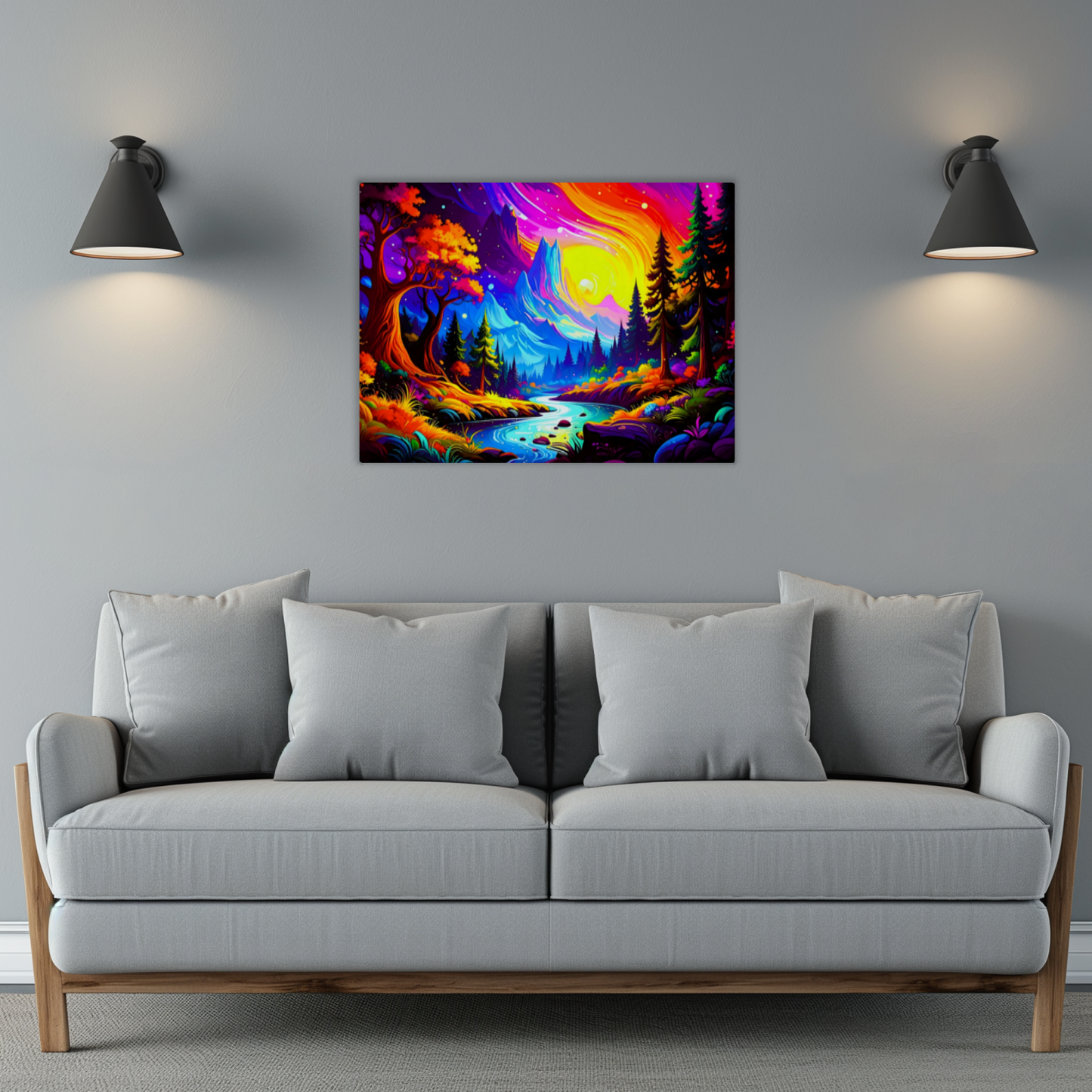 Luna Landscape 2, Printed On High Gloss Aluminium To Enhance Colours And Detail, Unique Images, A Gift To Last A Lifetime...
