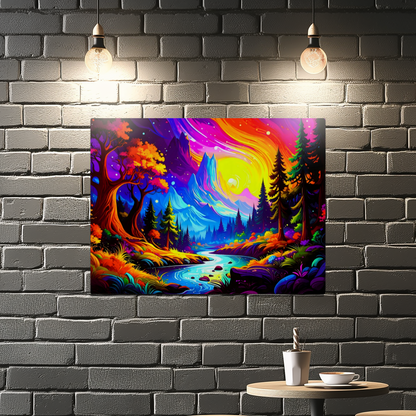 Luna Landscape LU2, Printed On High Gloss Aluminium To Enhance Colours And Detail, Unique Images, A Gift To Last A Lifetime...