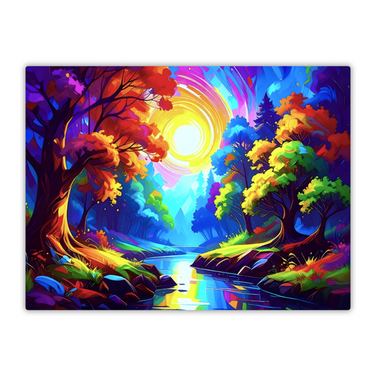 Luna Landscape LU3, The Luxury Of A Fusion-Art Prints, Printed on Gloss Aluminium To Enhance Colour And Details, A Gift To Last A Lifetime...