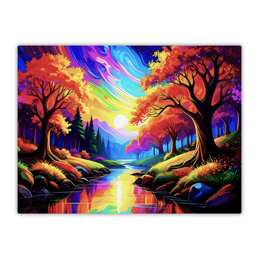 Luna Landscape LU4, The Luxury Of A Fusion-Art Prints, Printed on Gloss Aluminium To Enhance Colour And Details, A Gift To Last A Lifetime...