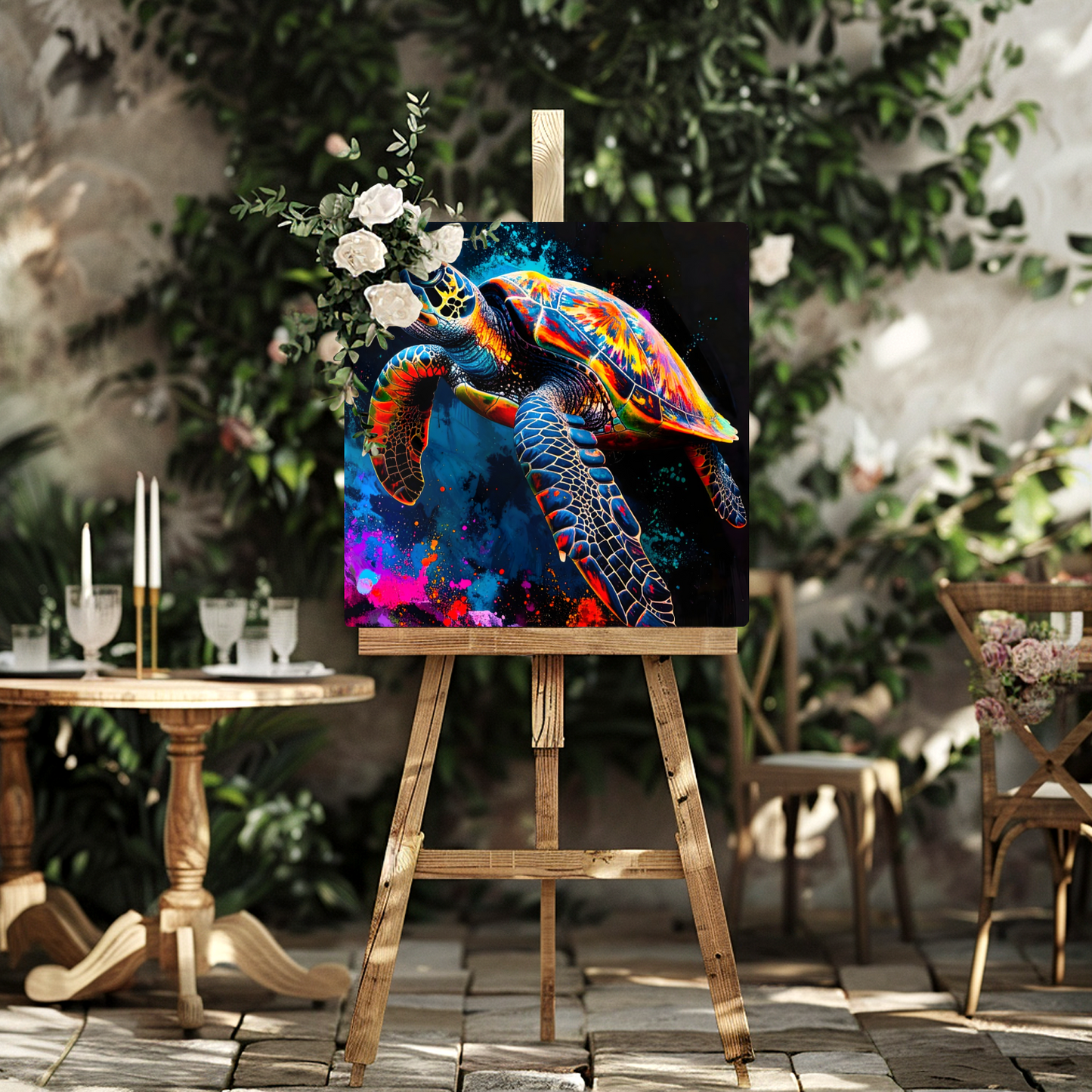 Sea Turtle 3, Luxury Fusion-Art Prints, Printed on Gloss Aluminium To Enhance Colour And Details, A Gift To Last A Lifetime...