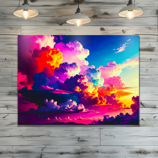 Amazing Clouds AC1,  Printed on Gloss Aluminium To Enhance Colour And Details, Great Gift, Unique Images, A Gift To Last A Lifetime...