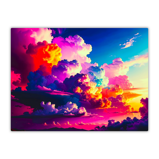 Amazing Clouds AC1,  Printed on Gloss Aluminium To Enhance Colour And Details, Great Gift, Unique Images, A Gift To Last A Lifetime...