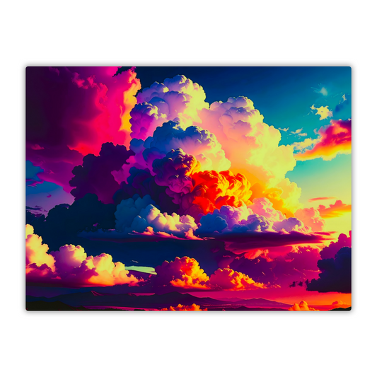 Amazing Clouds AC2, Printed on Gloss Aluminium To Enhance Colour And Details, Great Gift, Unique Images, A Gift To Last A Lifetime...