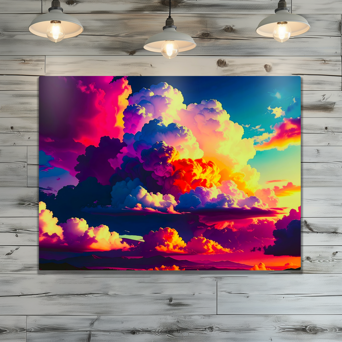 Amazing Clouds AC2, Printed on Gloss Aluminium To Enhance Colour And Details, Great Gift, Unique Images, A Gift To Last A Lifetime...
