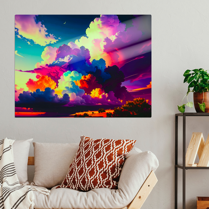 Amazing Clouds AC3,  Printed on Gloss Aluminium To Enhance Colour And Details, Unique Print, An Enduring Gift...