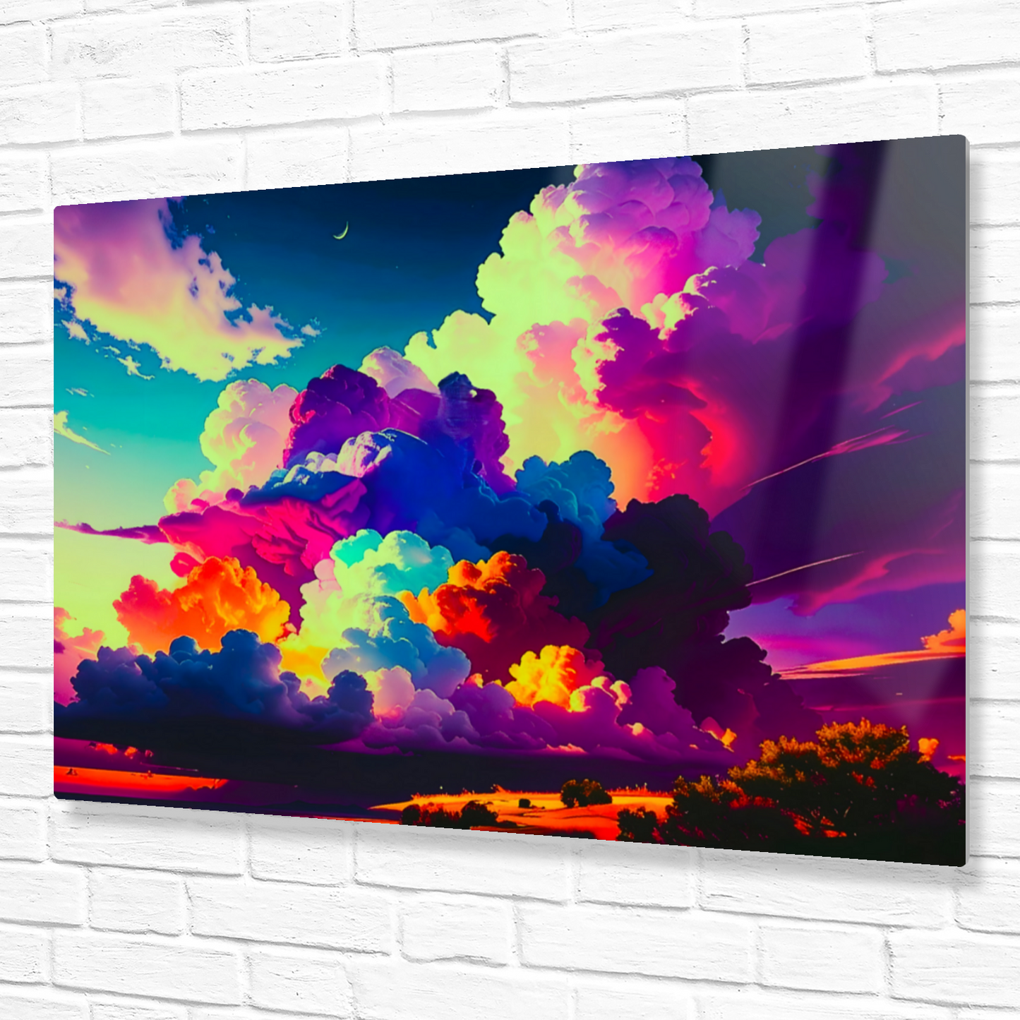 Amazing Clouds AC3, Fusion-Art Prints, Printed on Gloss Aluminium To Enhance Colour And Details, Unique Image, A Gift To Last A Lifetime...
