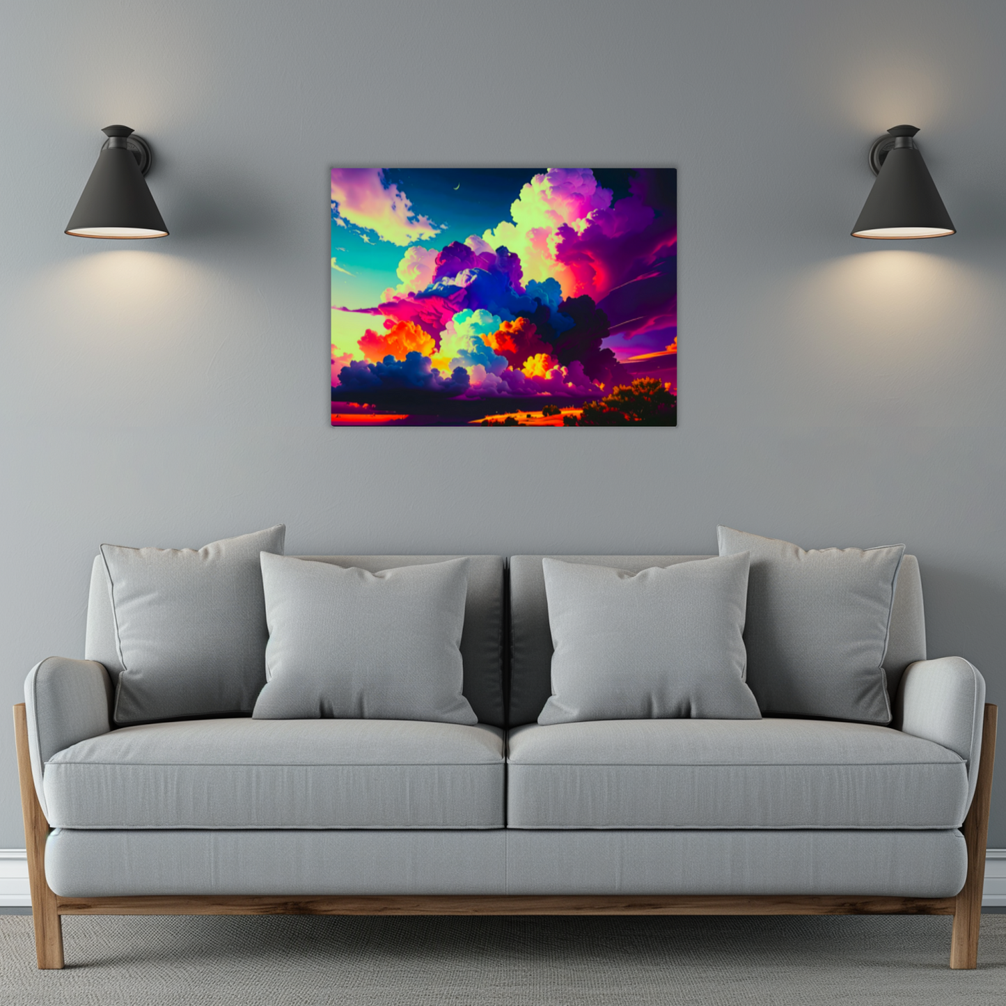 Amazing Clouds AC3, Fusion-Art Prints, Printed on Gloss Aluminium To Enhance Colour And Details, Unique Image, A Gift To Last A Lifetime...